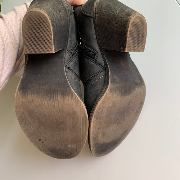 BKE Unity Ankle Boots Western Embroidered Gray - Picture 8 of 10